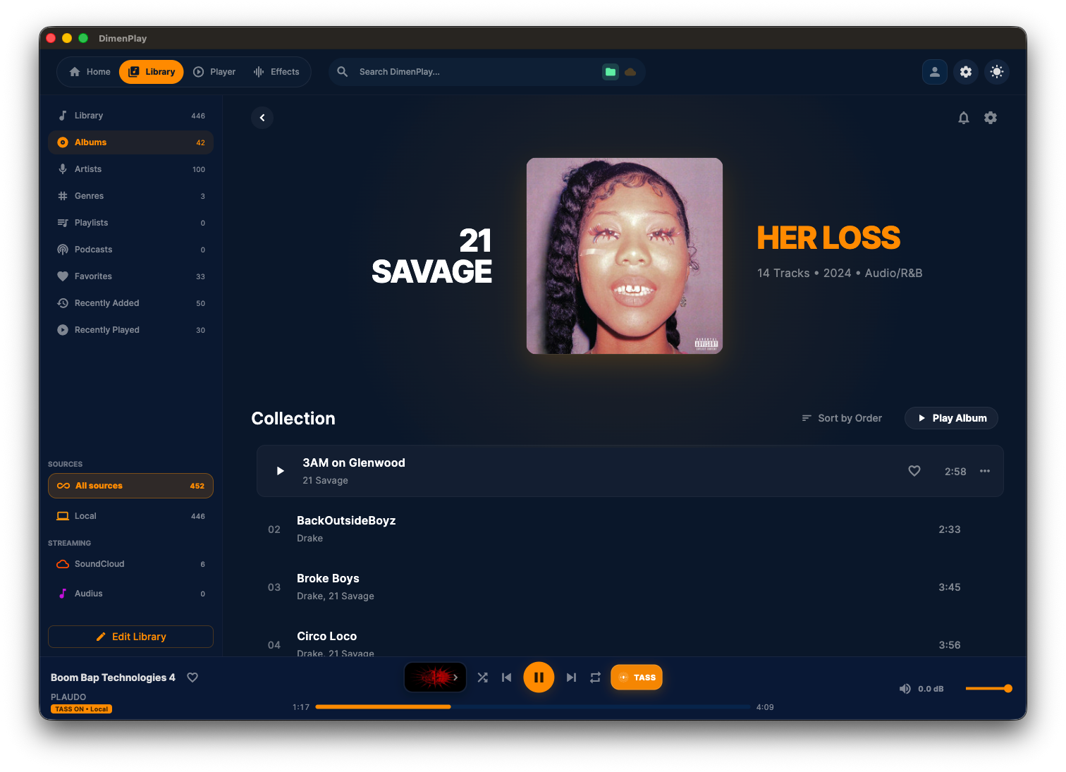 Album Page Desktop