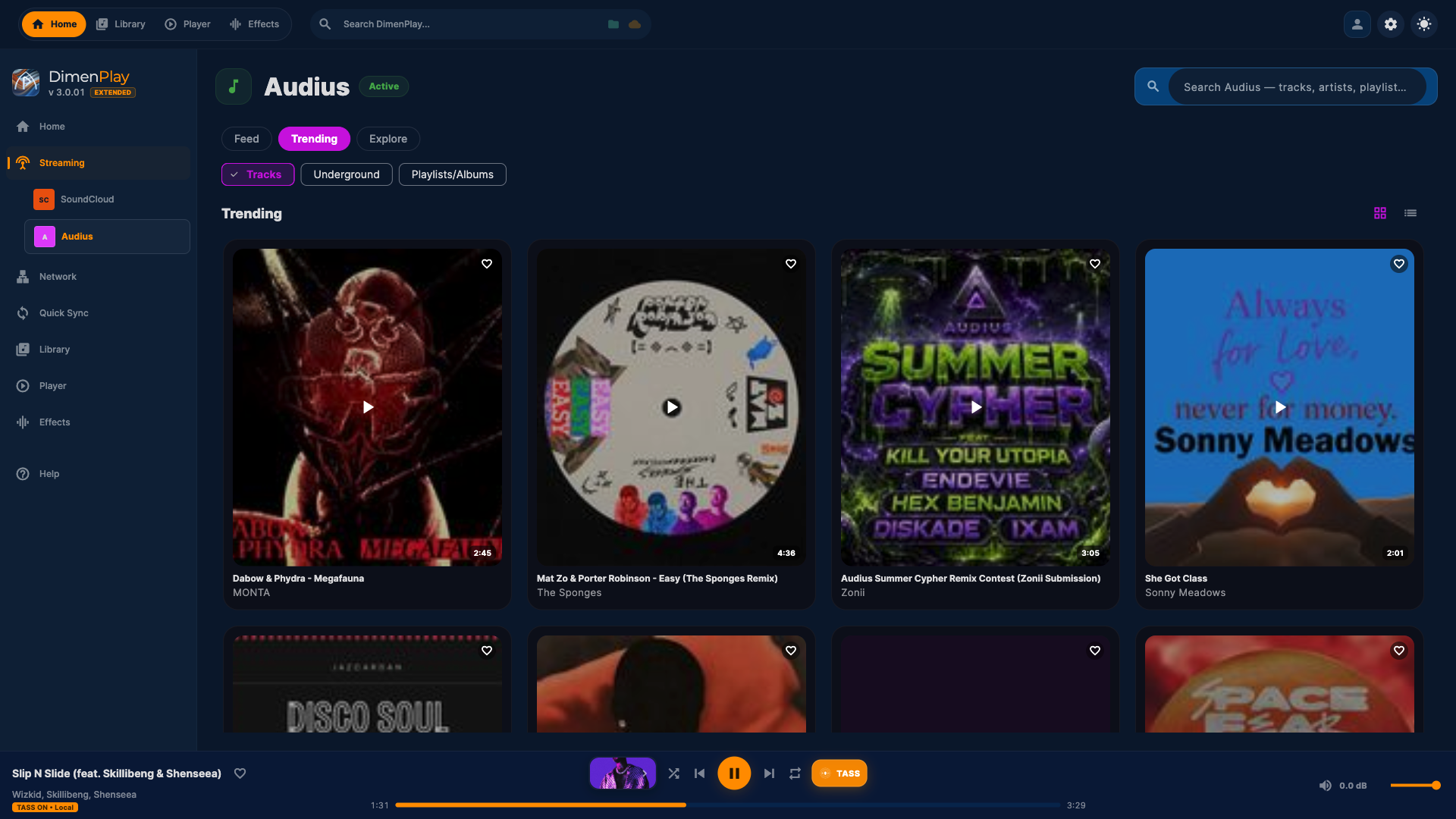 Audius Integration