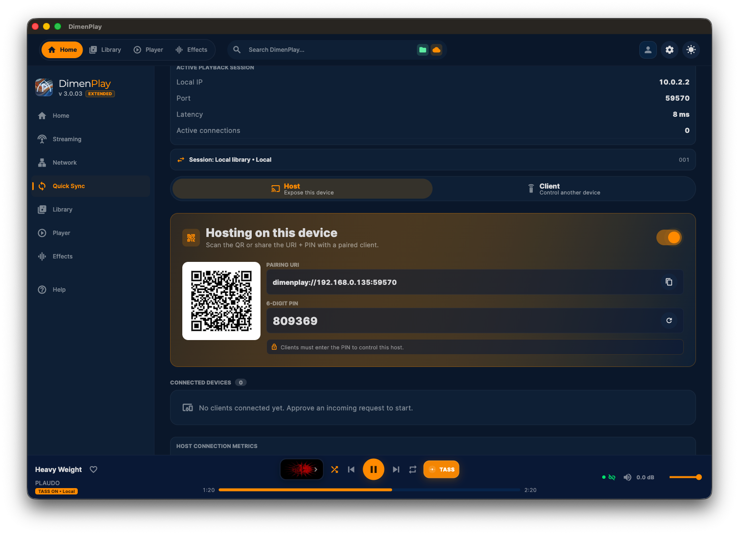 Quick Sync Desktop Host
